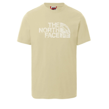 THE NORTH FACE The North Face M S/S Woodcut Dome Tee Gravel Erkek Tişort